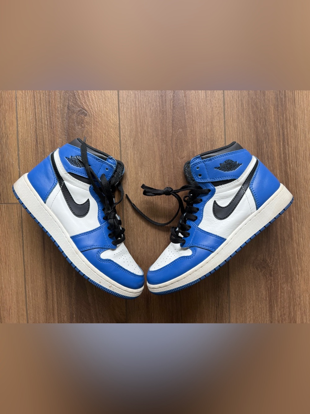 Nike Air Jordan 1 Retro High OG 575441-403 BG 'Game Royal' 2017 Youth 6Y